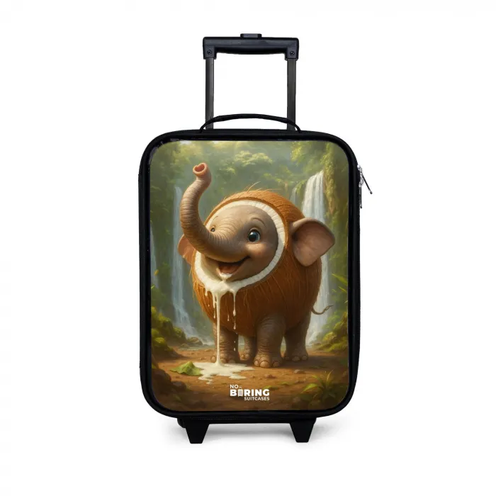 Coconote Elephante Kinderkoffer - Zwart klein -3d