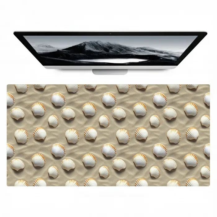 Schelpen - Zand - Maritiem Muismat XXL klein 681 -zzz3d