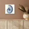 Blauw - Schelp - Spiraal aluminium wit klein -sfeer4