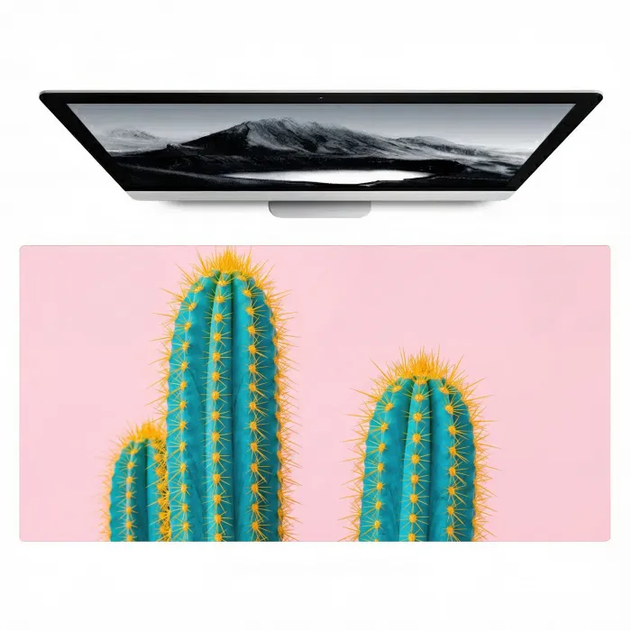 Cactussen - Modern - Pastel Muismat XXL klein -zzz3d