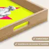 Beeld - Man - Bliksemschicht - Geel Dienblad Rechthoek middel -USP_HandgreepNL