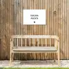 Hakuna matata - Spreuken - Quotes Tuinposter op houten frame 2 cm dik klein -sfeer4
