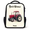 Tractor - Getekend - Rood Rugzak - Zwart middel -3d