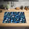 Blauwe - Oceaan - Kiezels Inductie beschermer vinyl 3mm klein 276 -sfeer5