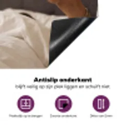 Champagne - Bed - Bubbels Inductie beschermer vinyl 3mm middel -zzzzzzz-cc-onderkant