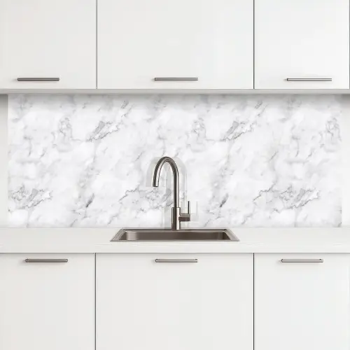 Klassiek - Marmer - Aders - Grijs keuken achterwand 2 middel 871 -3d