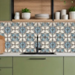 Barok - Tegel - Kleurrijk keuken achterwand 2 middel 871 -sfeer3