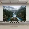 Waterval - Bomen - Bergen keuken achterwand spatscherm klein -3d_website