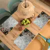 Winter - Kerst - Beton - Dennenappels Placemat vinyl groot -zzsfeer5_Kitchenyeah-website