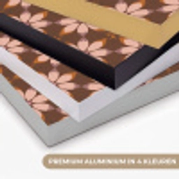Klassiek - Retro - Bruin Textielframe zwart klein 947 -USP_kleurenNL