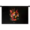 Boeket - Bloemen - Exotisch Wandkleed katoen klein -zz3d
