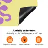 Koraal - Cirkel - Abstract - Geel Inductie beschermer vinyl 3mm klein -zzzzzzz-td-onderkant