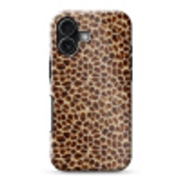 Schildpad - Patroon - Bruin Toughcase MagSafe Apple iPhone 17 klein 1017 -3d