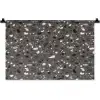 Terrazzo -  Patroon - Grijs Wandkleed katoen klein 269 -zz3d