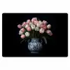 Bloemen - Roze - Tulpen - Vaas Placemat vinyl groot -zzsfeer1_Kitchenyeah-website