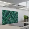 Jungle - Bladeren - Tropical keuken achterwand spatscherm middel -3d_schuin