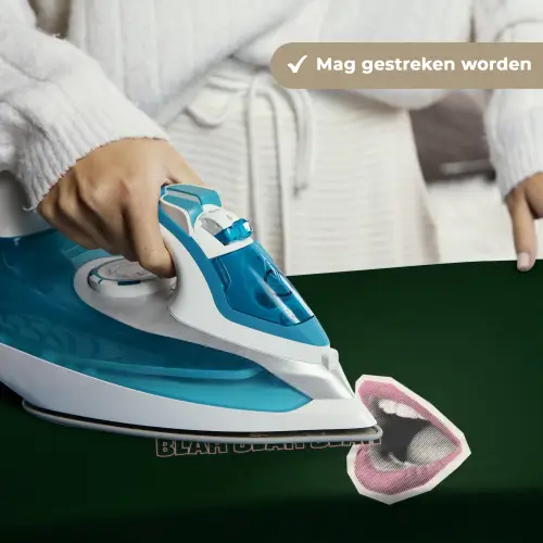 BLAH BLAH BLAH - Mond - Groen Wandkleed katoen klein -sfeer9