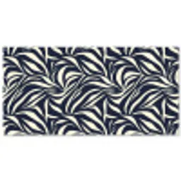 Bladvormen - Blauw - Patroon - Wit Balkonbeschermer Duitsland klein 596 -zz_3d