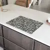 Grafisch - Lijnen - Zwart - Wit Inductie beschermer vinyl 3mm klein 276 -sfeer8