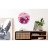 Glitter - Discobol - Roze - Kersen Wandcirkel aluminium klein -kantoor