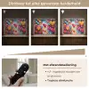 Hartjes - Kleuren - Kunst - Liefde Light Box met batterij (Wandlamp) middel -USP_dimbaarNL