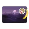 Heuvels - Paars - Mist - Zon Placemat vinyl groot -zzzproduct_Kitchenyeah-website