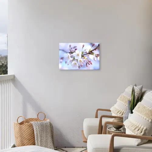 Bloemen - Sakura - Tak - Bloesem takken Tuinposter op houten frame 2 cm dik klein -sfeer1