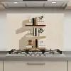 Plankjes - Boeken - Vaasjes - Planten keuken achterwand spatscherm klein -3d_website