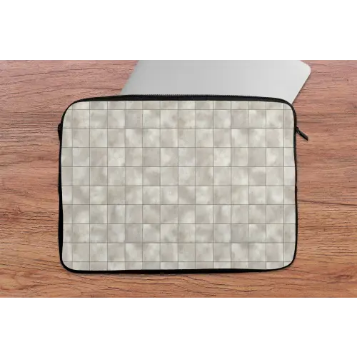 Tegels - Natuurlijk - Grijs laptophoes neopreen klein 279 -tafel