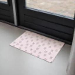 Konijnen - Minimalistisch - Roze Deurmat klein 898 -sfeer2