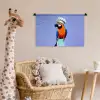 Papegaai - Koksmuts - Vogel - Leuk Wandkleed katoen klein -wsfeer5_kind