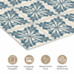 Dessin - Tegel - Blauw poster papier klein 62 -tcloseup_DE