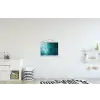 Bootje - Water - Blauw textielposter latten blank klein -kinderkamer