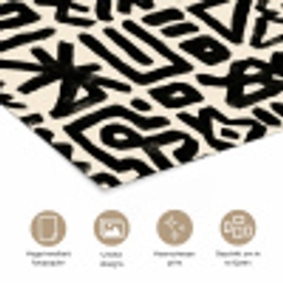 Geometrisch - Figuren - Zwart poster papier klein 62 -closeup_NL