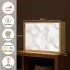 Wit - Marmer - Bruin Light Box met batterij (Wandlamp) middel 907 -USP_websiteoverzichtNL
