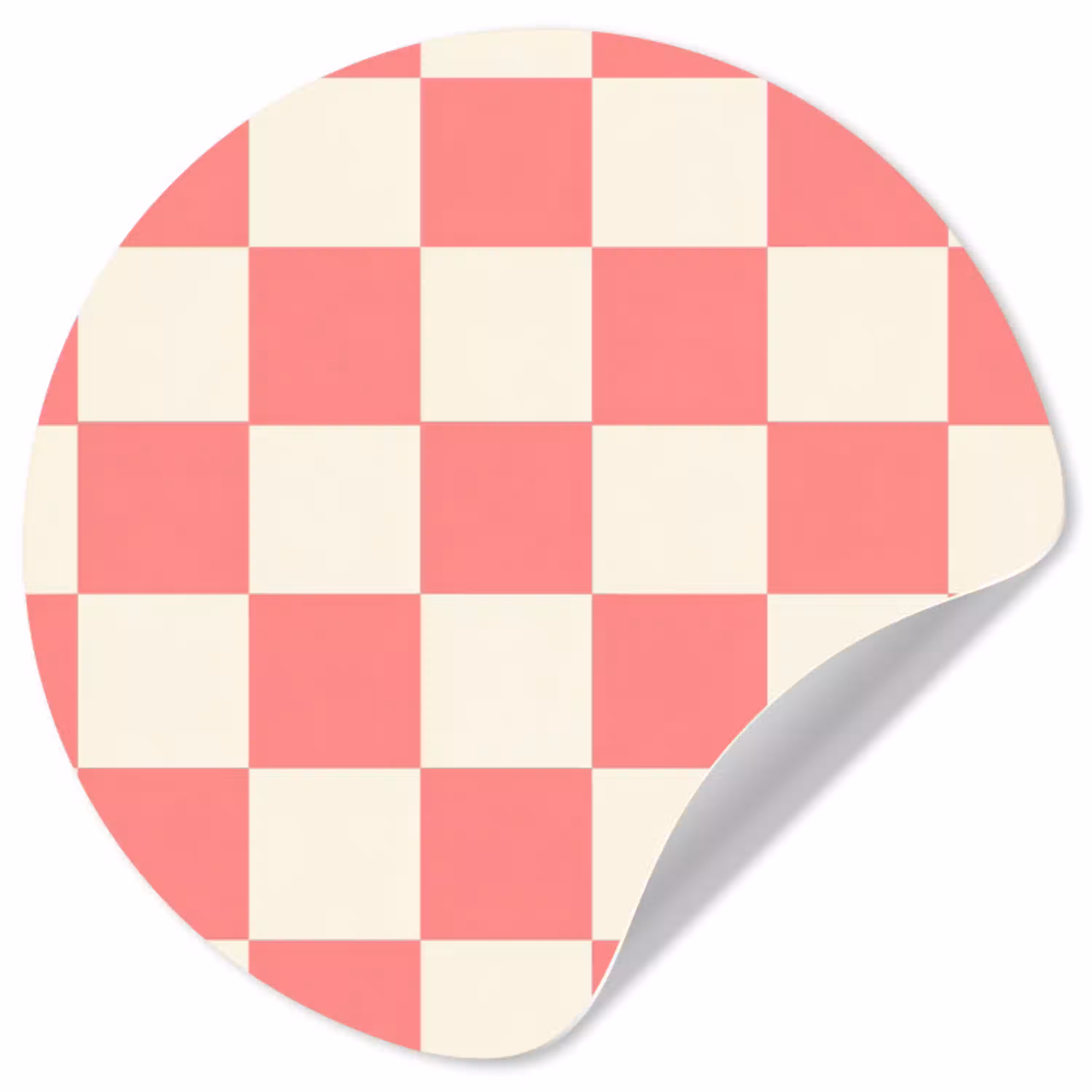 Traditioneel - Patroon - Roze Wandcirkel behangsticker klein 186 -3d