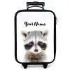 Rachid Racoon Kinderkoffer - Zwart klein -zzz_website3d