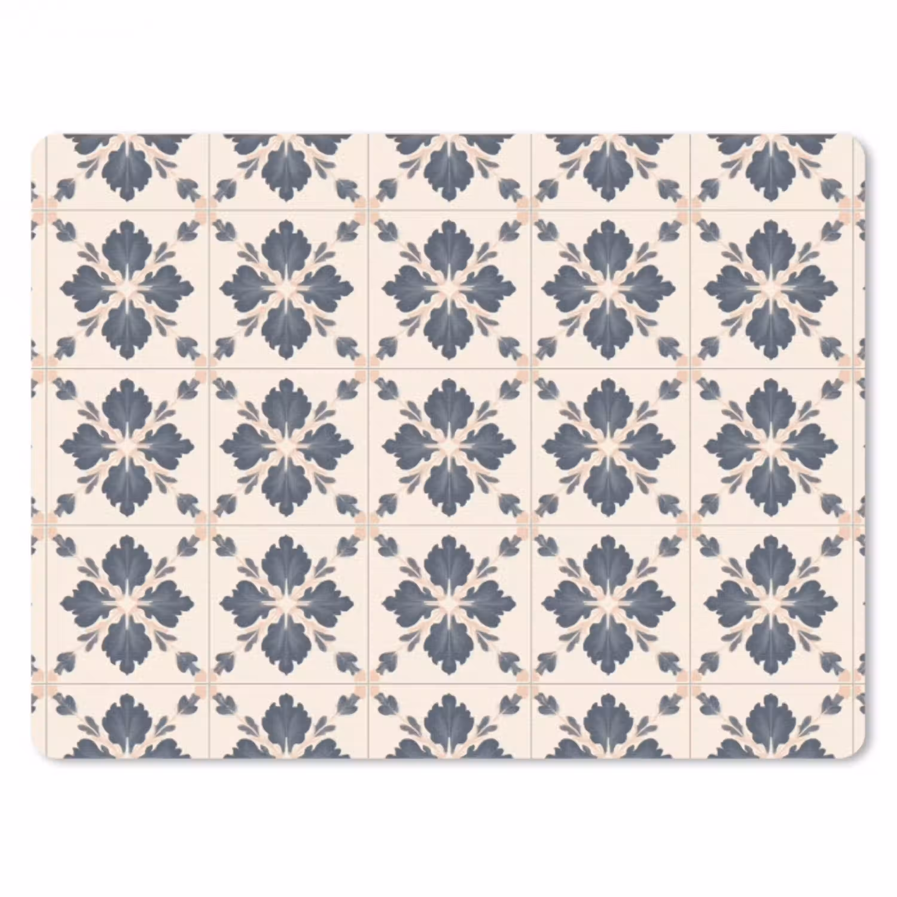 Bladvorm - Klassiek - Kleurrijk muismat rubber klein 262 -3d