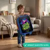 Neon - Graffiti - Voetbal - Kleurrijk Kinderkoffer - Blauw klein -sfeer2_NL