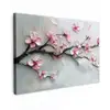 Bloesem - Kunstzinnig - Roze - Sakura Tuinposter op houten frame 2 cm dik klein -3d