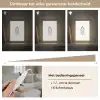 Huisje - Groen - Tekst - Liefdevol Light Box met kabel (Tafellamp) klein -USP_dimbaarNL