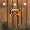 Zonnebril - Roze - Vrouw - Rietje tuinposter los doek klein -sfeer1