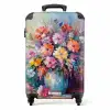 Bloemen - Kunst - Schilderij - Lente - Boeket NBS - Handbagage koffer - Kinderen Unisex middel -productfoto_recht