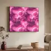 Roze - Onweer - Wolken Textielframe - compleet frame klein 947 -sfeer3