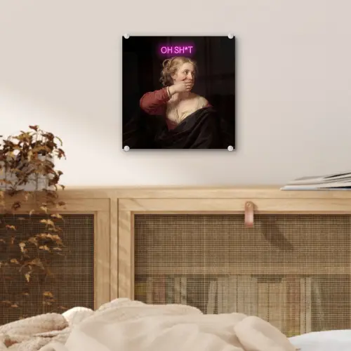 Quote - Neon - vrouw plexiglas 5mm klein -sfeer4