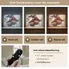 Street art - Lippen - Kus - Graffiti Light Box met batterij (Wandlamp) middel -USP_lichtkleurNL