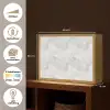 Lichtgrijs - Ruw - Subtiel Light Box met batterij (Wandlamp) middel 907 -USP_websiteoverzichtNL