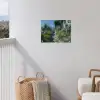 Kat - Vrouw - Bloemen - Huis tuinposter los doek klein -sfeer8