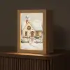 Kerst - Huis - Winter - Sneeuw Light Box met kabel (Tafellamp) klein -z3d_website