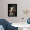 Schaap - Kokskleding - Neon - Quote fotolijst zwart zonder passe partout klein -sfeer4